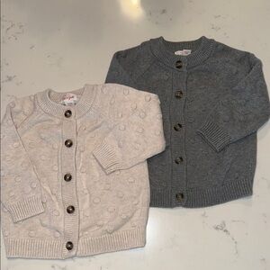 Cat & Jack bobble dot cardigans